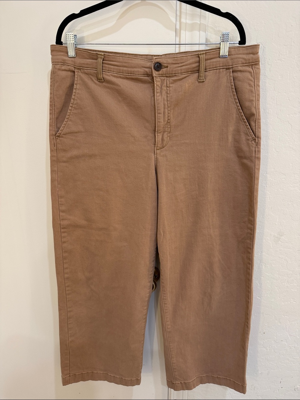 Ella Moss Tan Cropped Pants